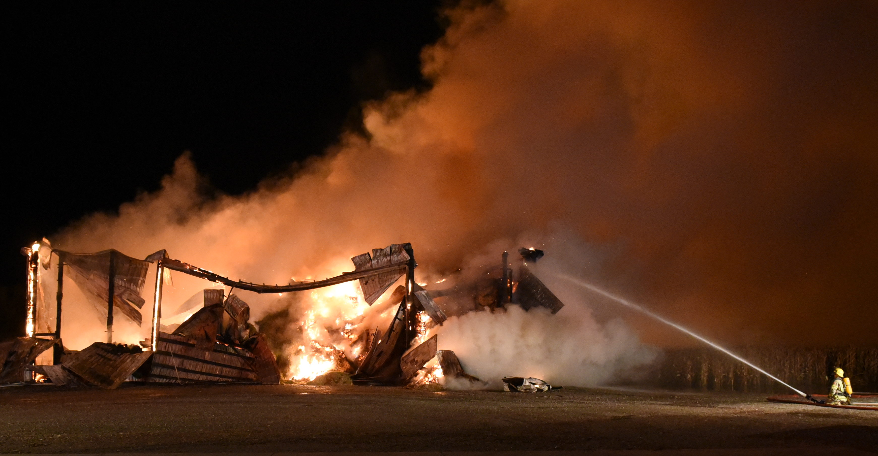 Huge Hay Barn Lost To Fire The Aylmer Express