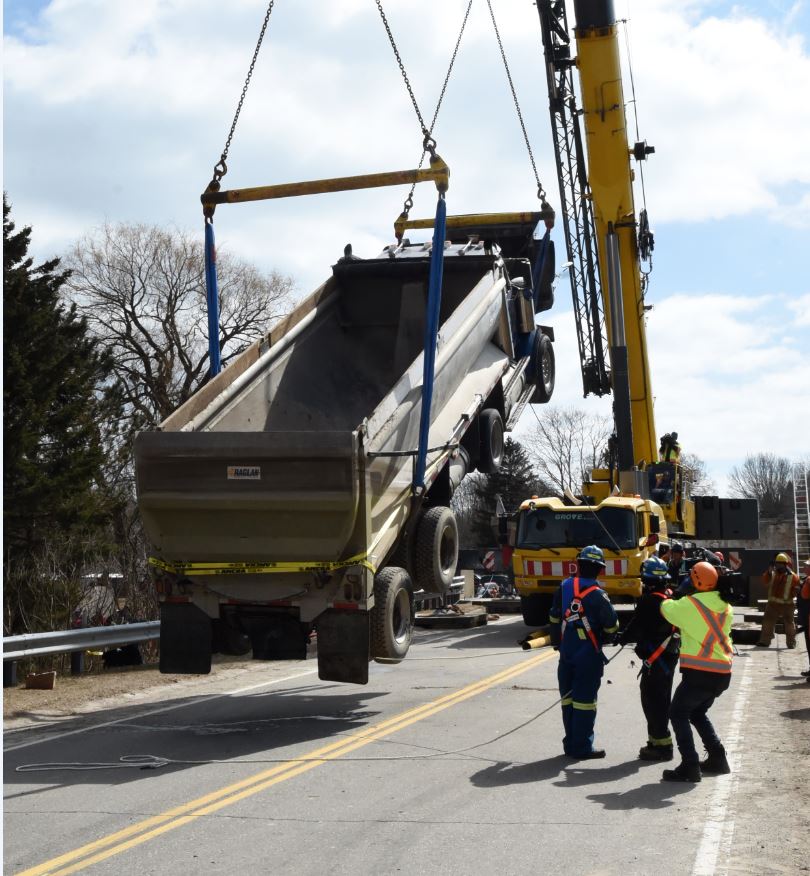 Featured image for "Truck fished out of creek"