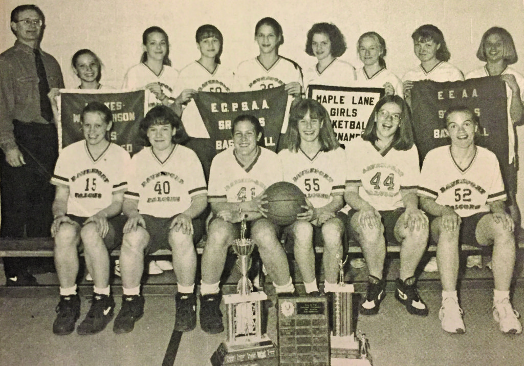 Featured image for "1994 – Davenport Public School Senior girls basketball team"